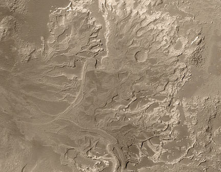 Superficie del planeta marte