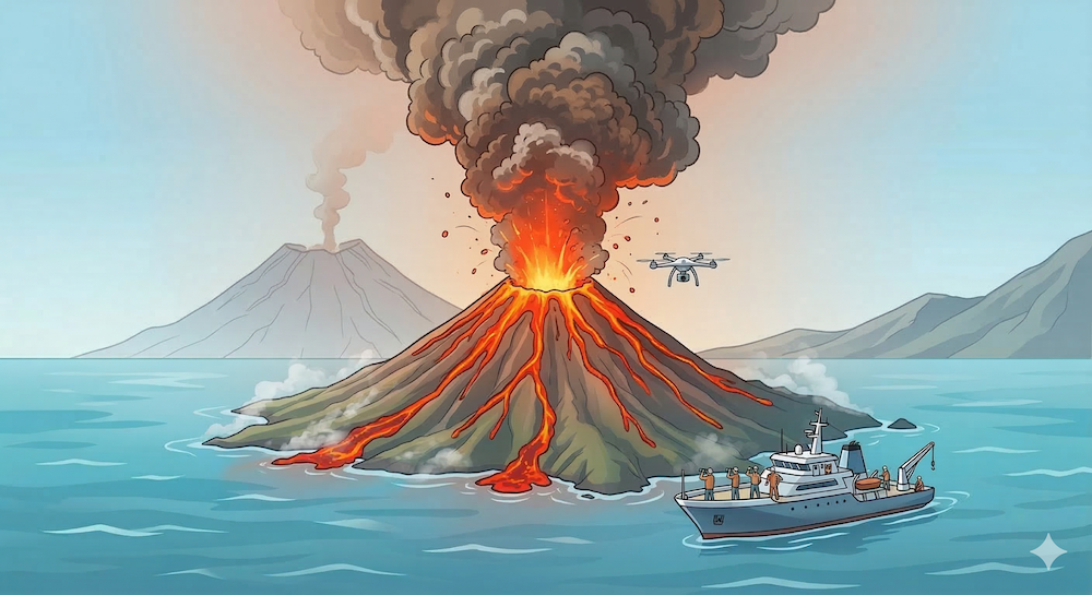 La isla de Krakatoa